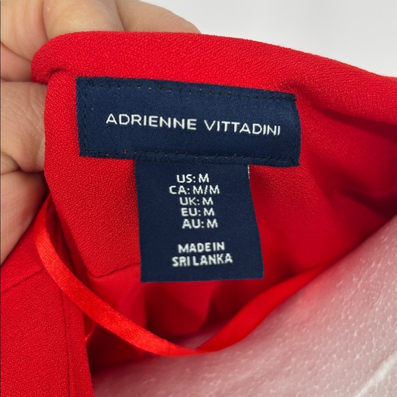 Adrienne Vittadini/Sandro Red Open-Front Blazer (Size Medium) - Picture 2 of 11